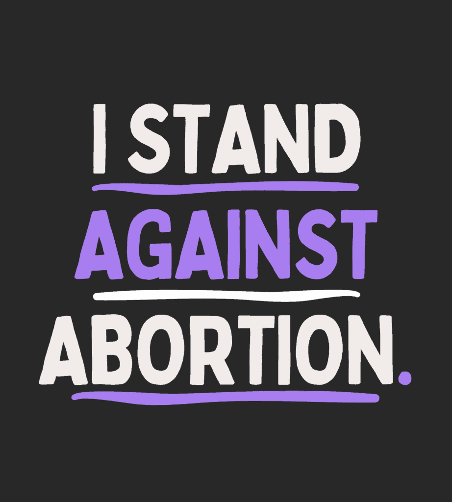 image I stand against abortion and that "clump of cells"